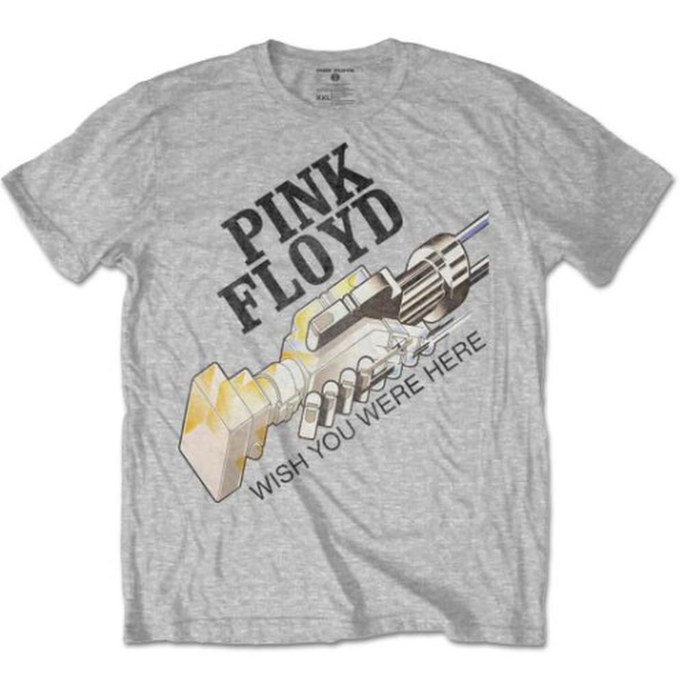Pink Floyd - WYWH Robot Shake Mens Tshirt - Grey